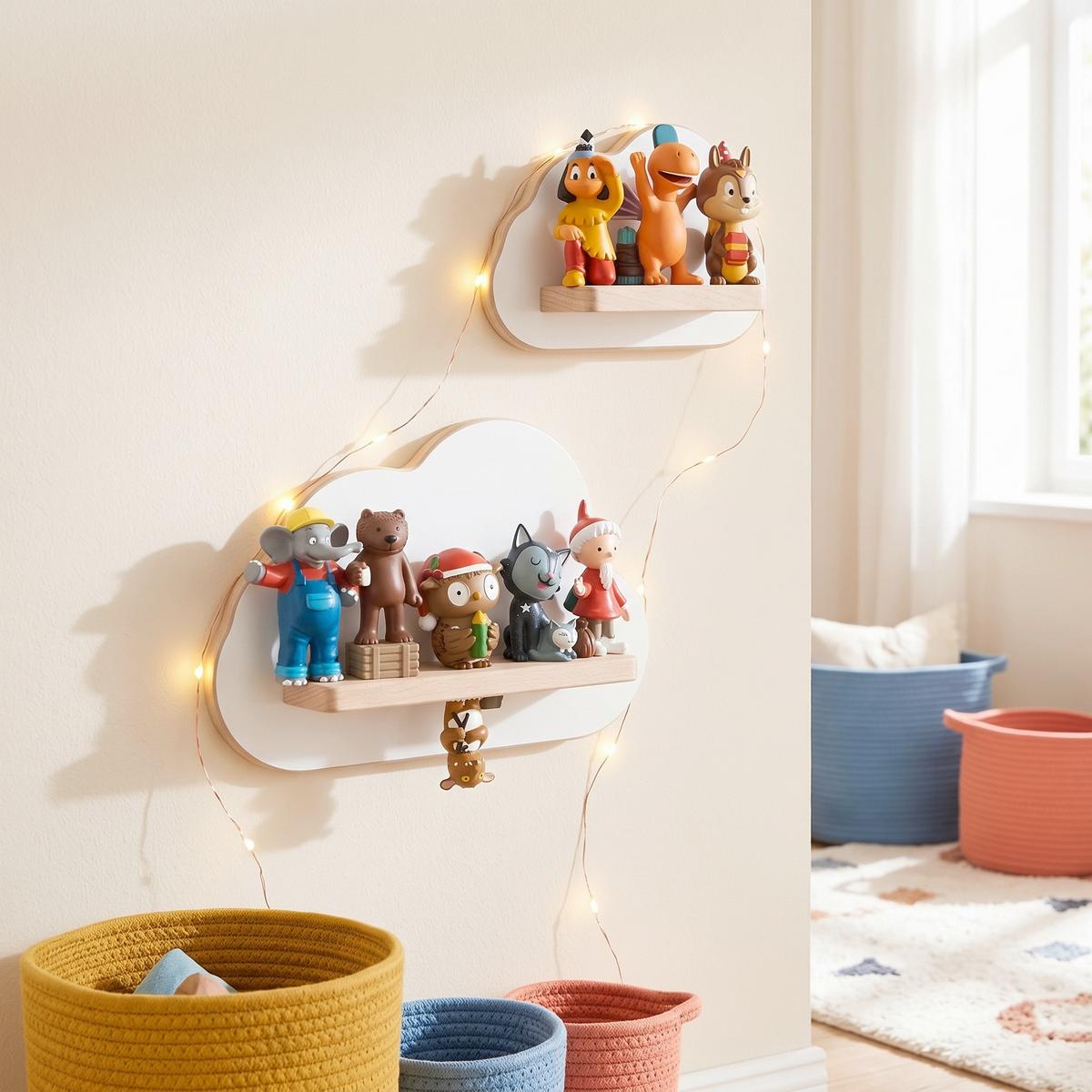 Kinderregal Boarti Weiß B: 22 cm - Weiß, MODERN, Holzwerkstoff (22/16/5cm) - Livetastic