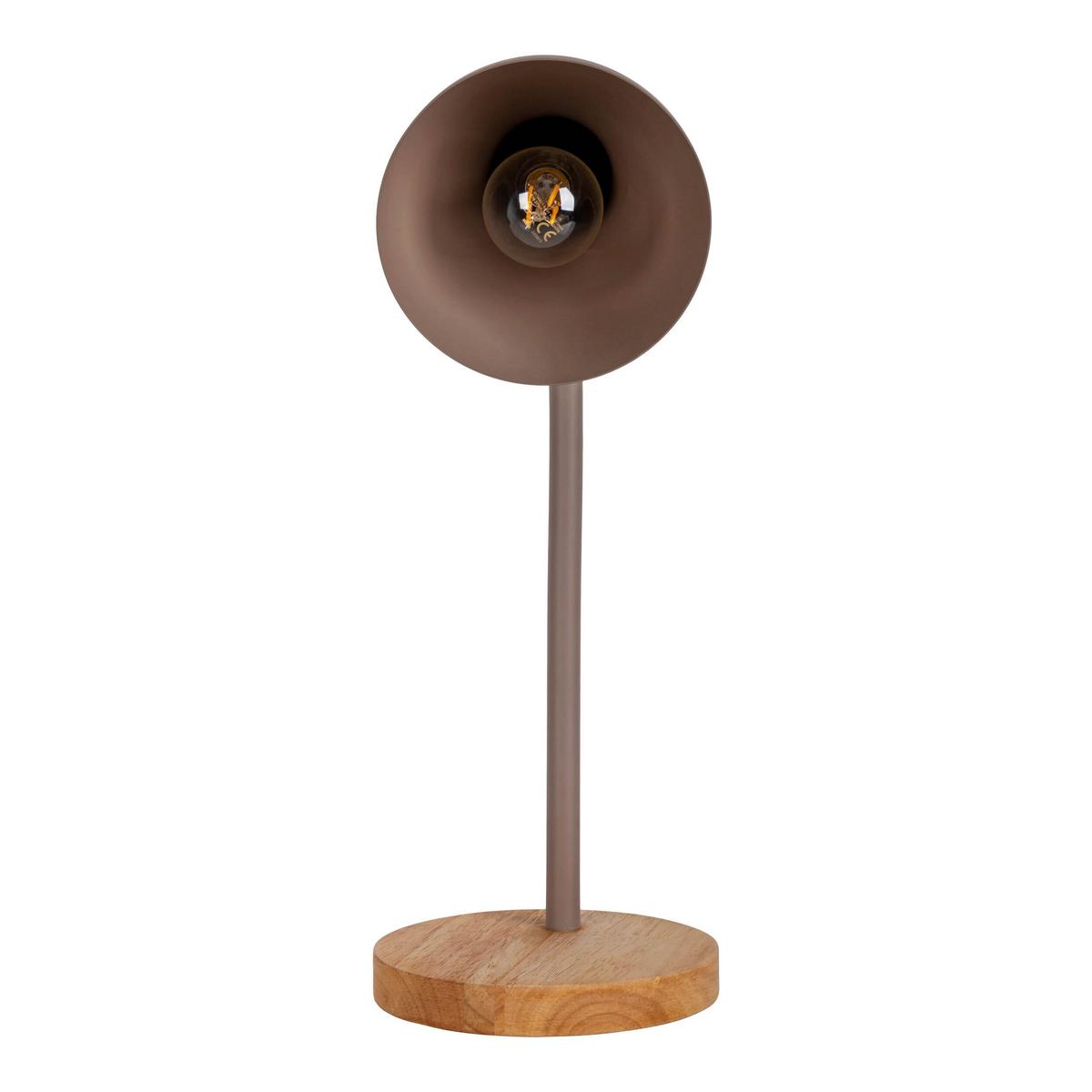 Tischleuchte Exkl. E14 - KONVENTIONELL, Holz/Metall (14/14/36cm) - Näve