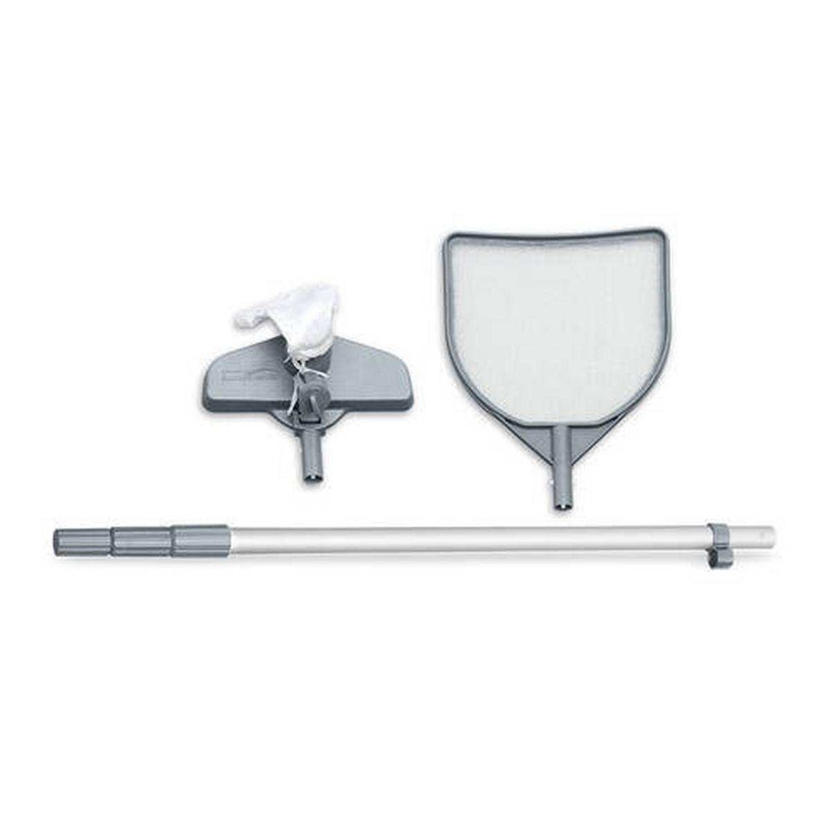 Aufstellpool Rechteckig D: 274 Cm - Anthrazit, KONVENTIONELL, Kunststoff/Metall (274/132/549cm)