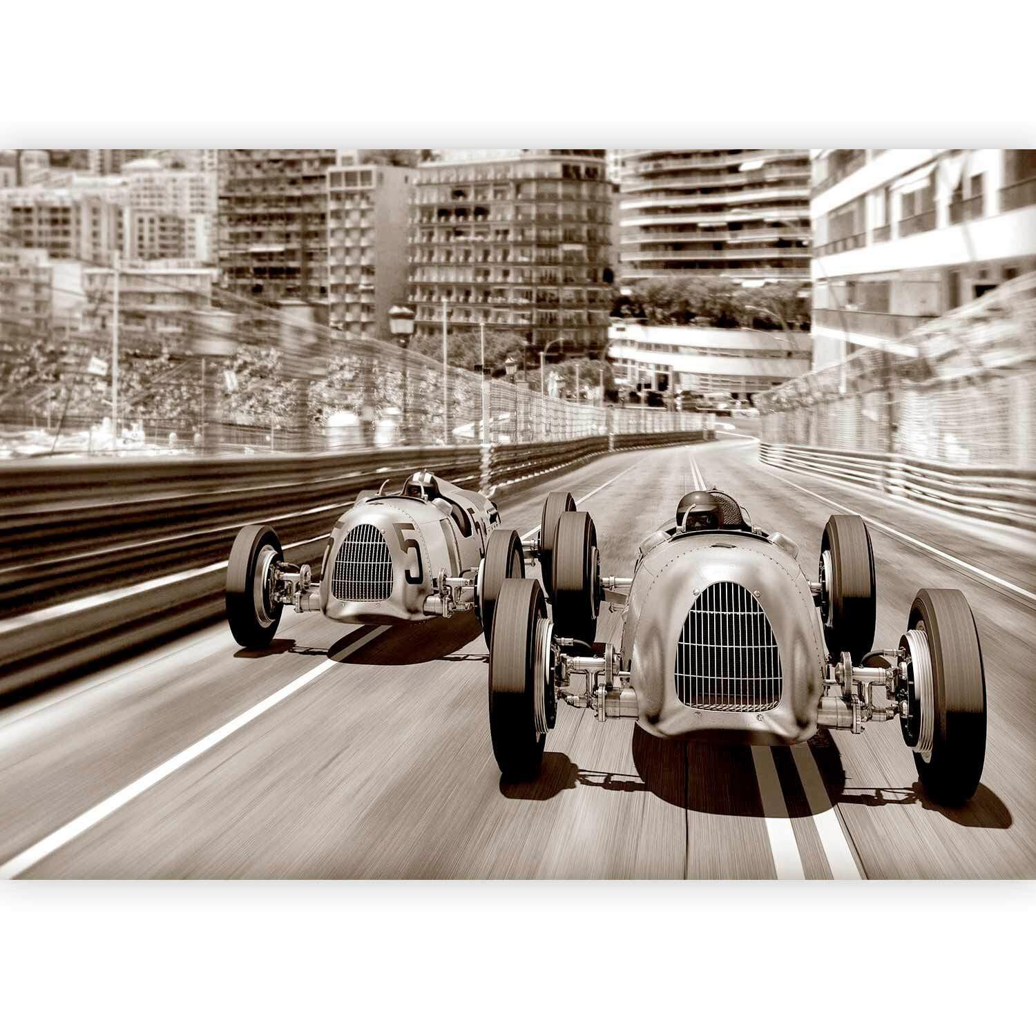 FOTOTAPETE Braun B: 350 cm - Braun, Basics, Textil (350/245cm) - artgeist