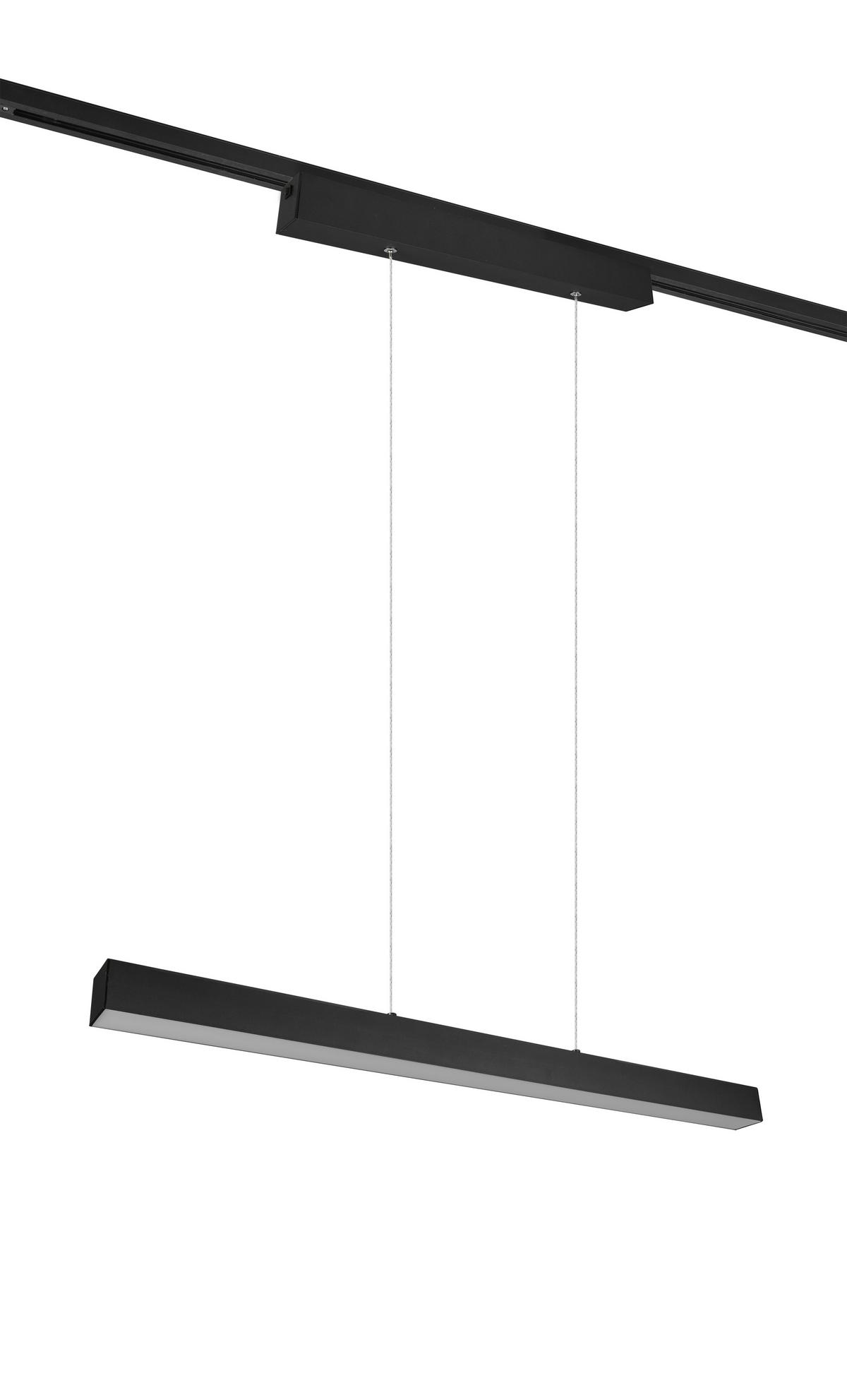 Schienensystem Duoline Hängeleuchte 73143131 Pl Paros - Schwarz, Basics, Metall (90/180/5cm) - Trio Leuchten