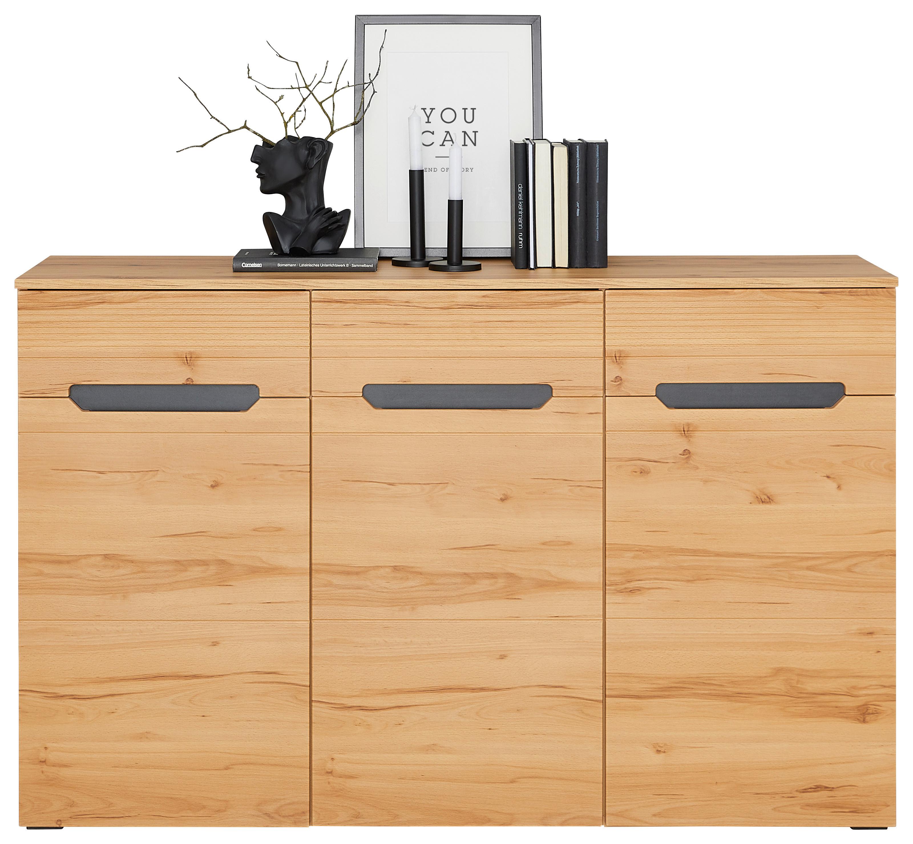 Kommode 139,6 cm Alana Crenata Dekor - MODERN, Holzwerkstoff (139,6cm)