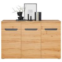 Kommode 139,6 cm Alana Crenata Dekor - MODERN, Holzwerkstoff (139,6cm)