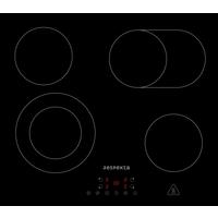 Herdset Schwarz B: 59,5 Cm - Schwarz, Basics, Glas/Metall (59,5/64,5/52,1cm) - Respekta