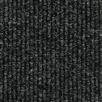 Teppichfliese Anthrazit Solid Rib 50x50 Cm Florhöhe 2,5 Mm - Anthrazit, Basics, Textil (50/50cm)