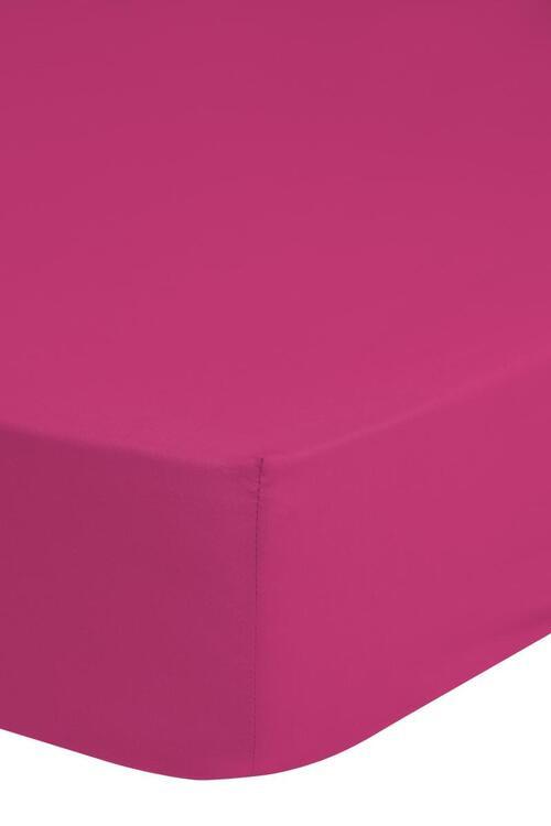 Spannleintuch Jersey Pink 160-180x200 cm 100% Baumwolle - Pink, Basics, Textil (160-180/200cm) - MID.YOU