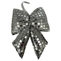 ZÁVESNÁ DEKORÁCIA GLINDA -PAZ- - strieborná, plast (13,5/17,5cm) - Mömax
