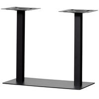 TISCHGESTELL Bistro Schwarz B: 80cm - Schwarz, MODERN, Metall (80/72/40cm) - Livetastic