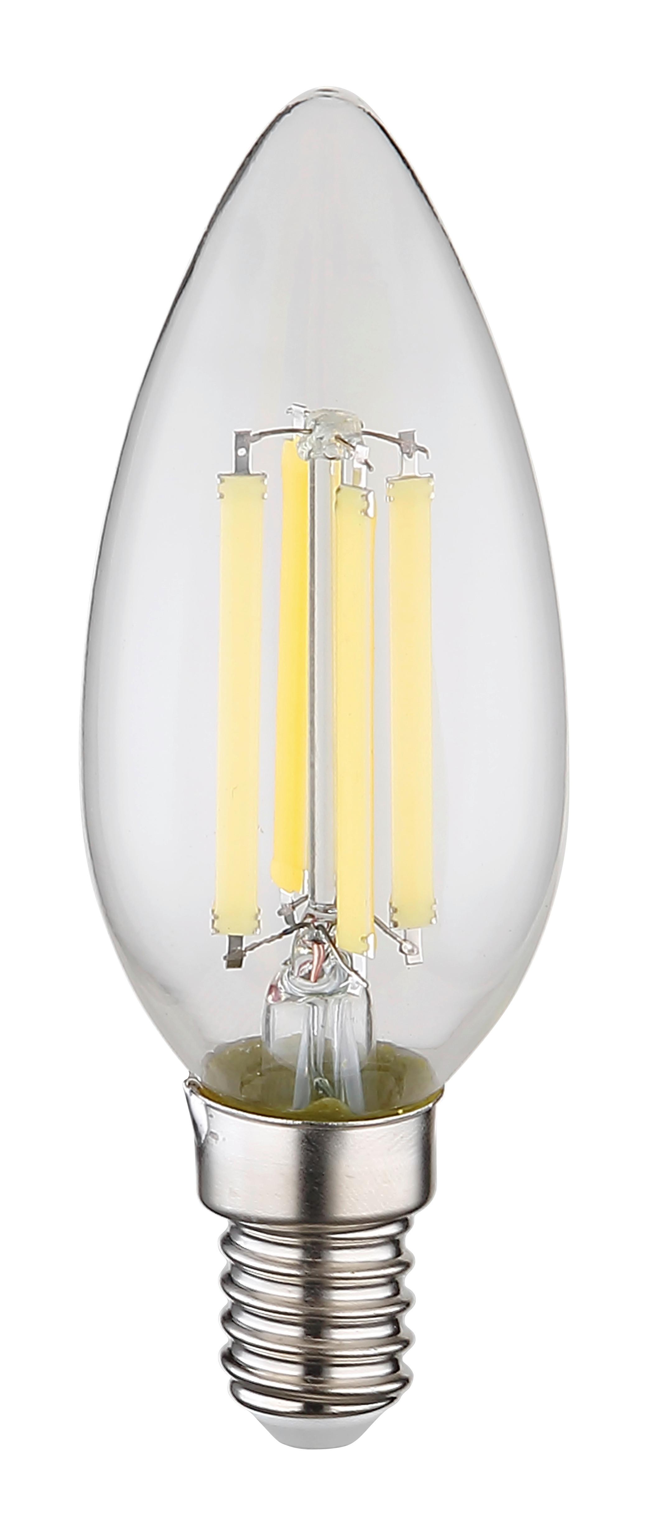 LED ŽIAROVKA 10577CK - číra, kov/sklo (3,5/9,8cm) - Globo