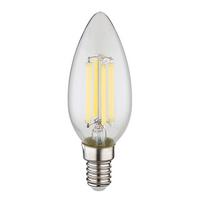 LED ŽIAROVKA 10577CK - číra, kov/sklo (3,5/9,8cm) - Globo