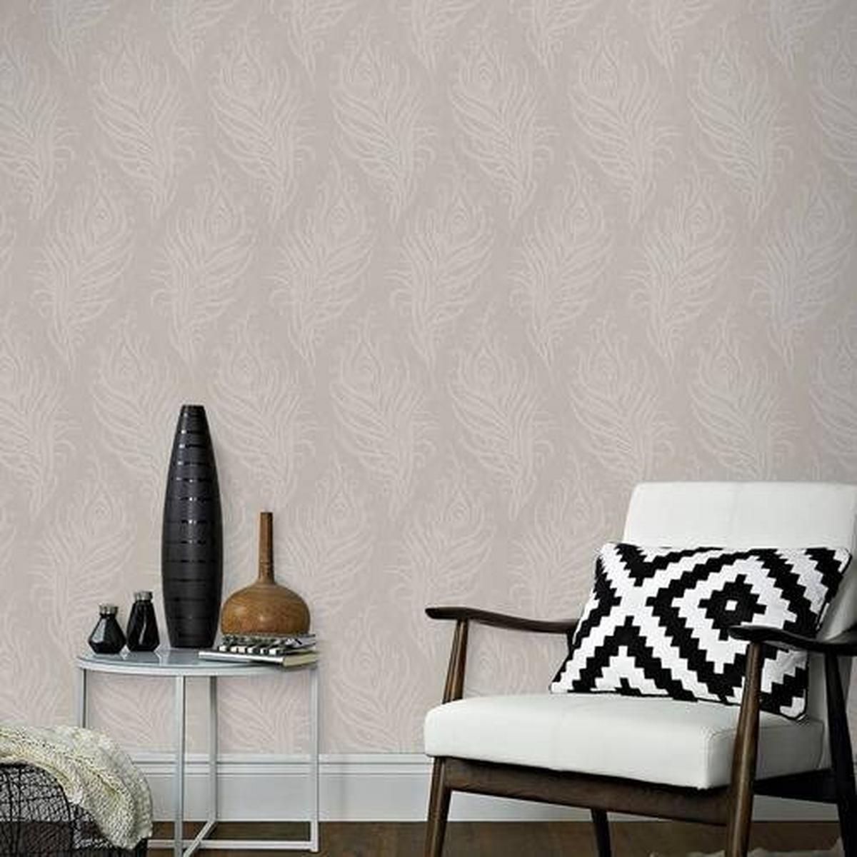 Vliestapete 33-319 - Grau, Basics, Papier/Kunststoff (52/1000cm)
