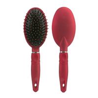 Haarbürste Jana - Rot/Schwarz, KONVENTIONELL, Kunststoff (7/24,5/3,5cm) - Ondega