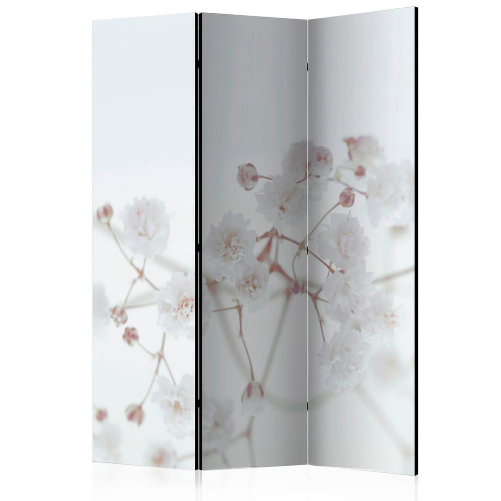 PARAVENT Weiß Beige B: 135 cm