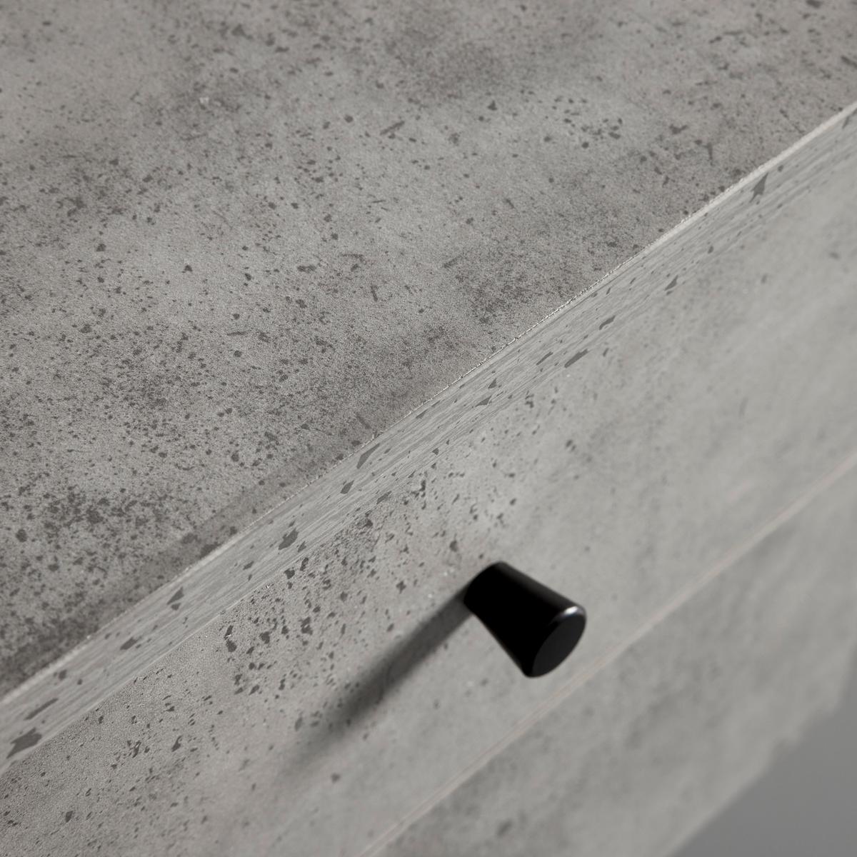 Psací stůl DONETTA 120x60 cm - šedá/černá, Moderní, kov/plast (120/60/75cm) - Bessagi Home