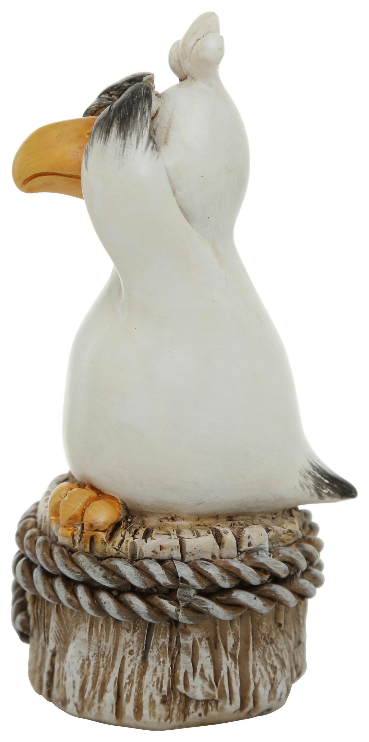 Dekofigur Vogel H: 10 cm Aus Polyresin für Indoor - Basics, Kunststoff (4/4/10cm)