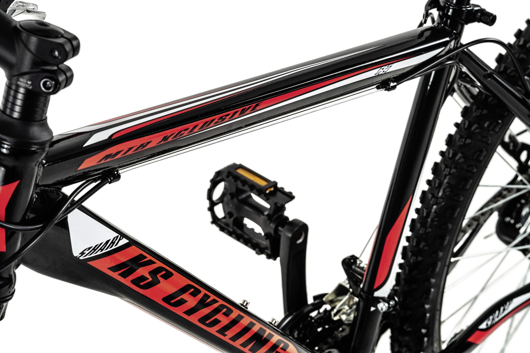 Mountainbike Hardtail 26 Zoll Sharp 21 Gänge - Schwarz, Basics, Metall (180/70/80cm) - KS Cycling