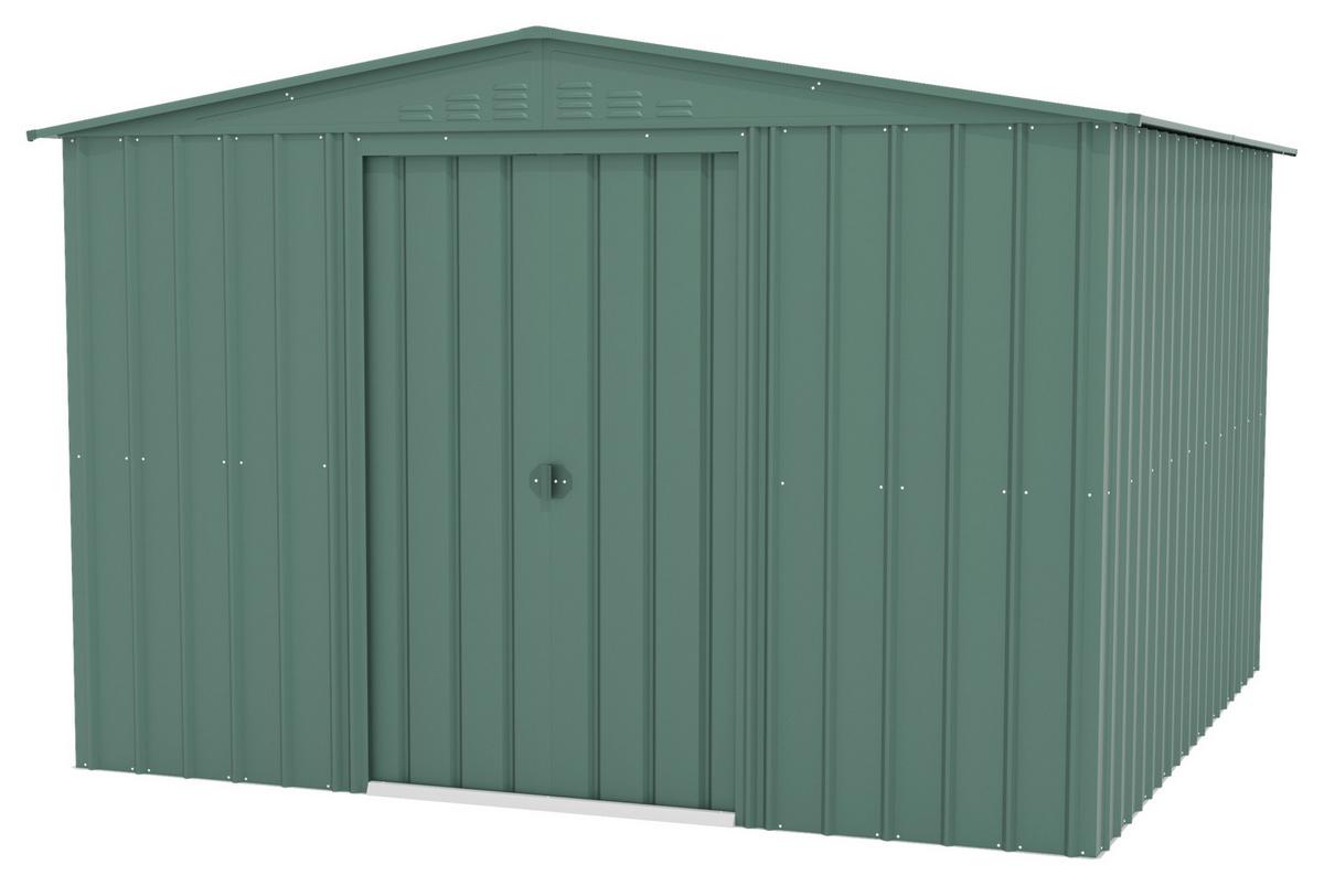 Gerätehaus ohne Boden 308x202x309 cm - Dunkelgrün, Basics, Metall (308/202/309cm)