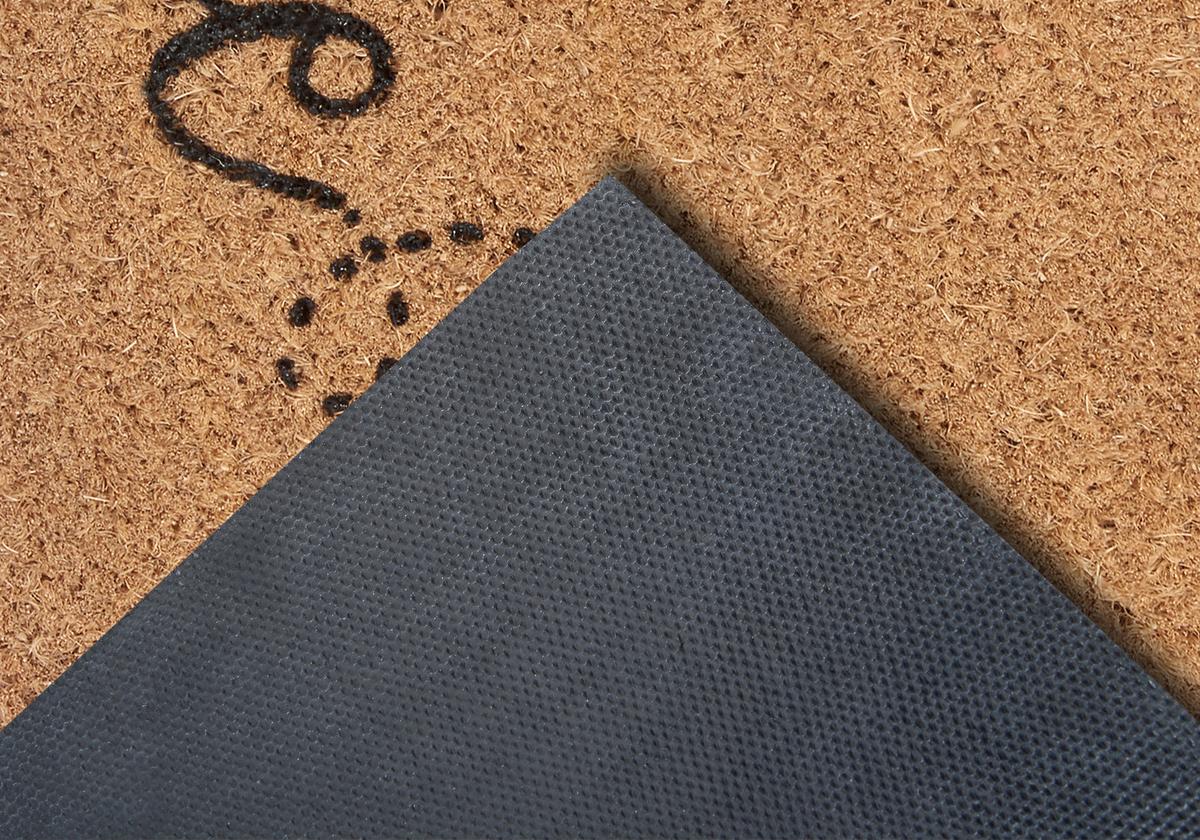 Kokosmatte Mix Mats Bee Welcome 45x75 - Hellbraun/Schwarz, Basics, Naturmaterialien (45/75cm) - Hanse Home