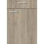 Rohová Kuchyň Pn 80/100 - bílá/červená, dřevěný materiál (245/245cm) - Pino