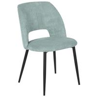 ŽIDLE ZOE - černá/mátově zelená, Lifestyle, kov/textil (51/82/57cm) - Mömax