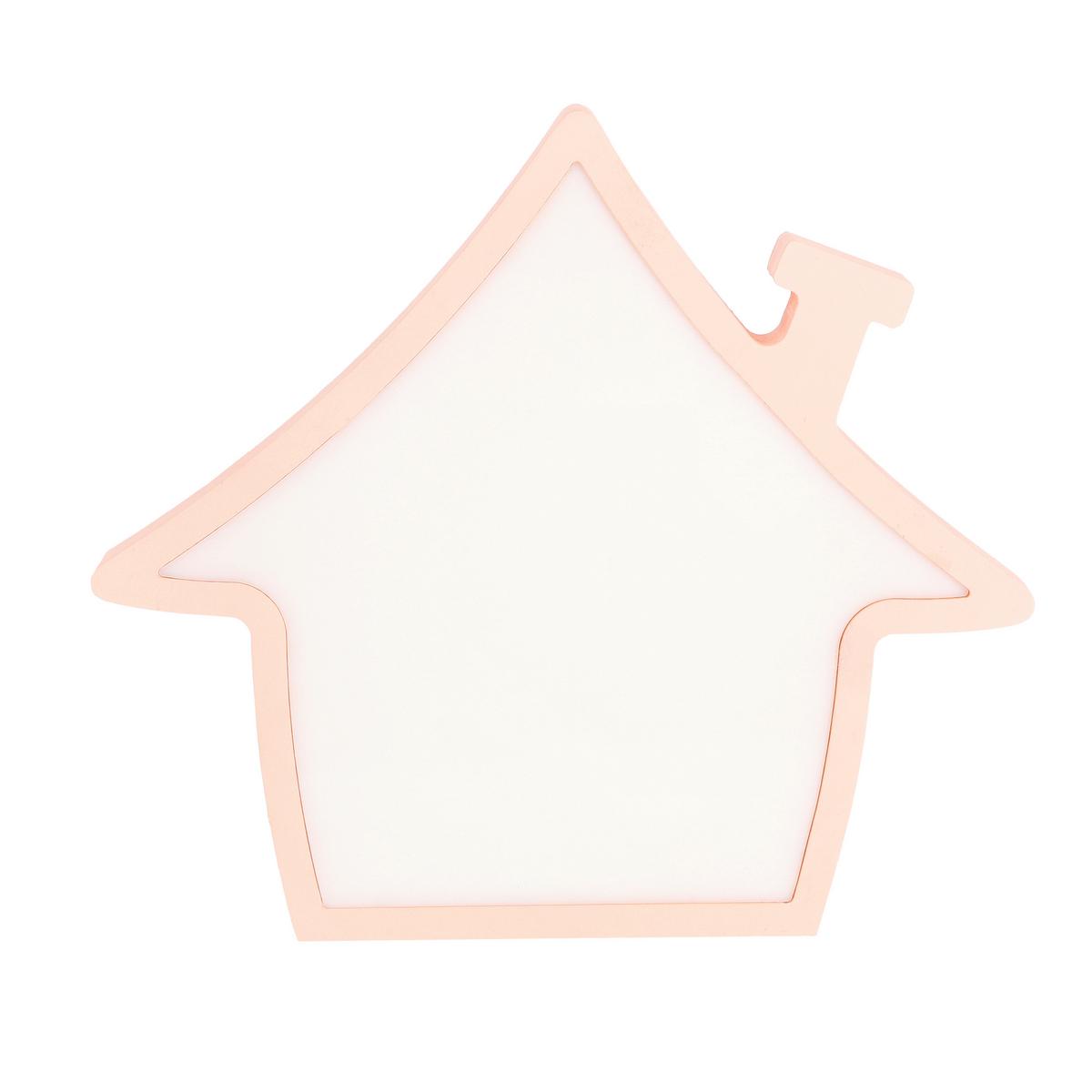 Kindertischleuchte 41-11732 House - Pink, Basics, Holzwerkstoff/Kunststoff (27/3.5/24cm)