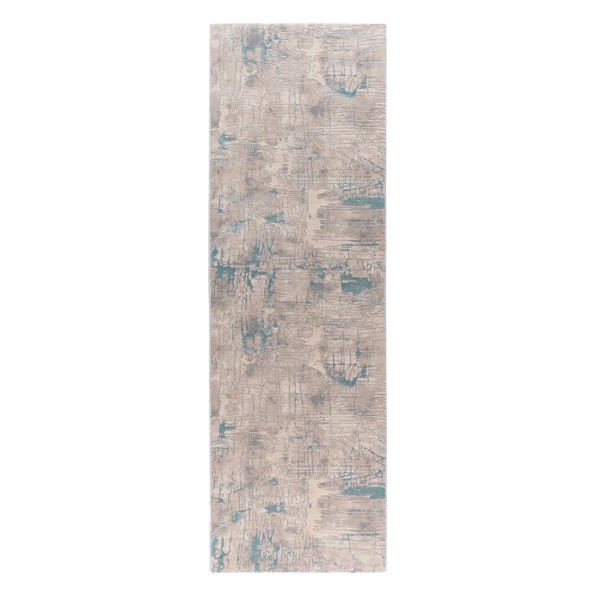Webteppich Grau Amanda 80x300 cm - Grau, Basics, Textil (80/300cm)