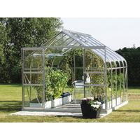 Gewächshausbausatz Diana 8300 8,3 M2 Metall/glas - Alufarben, Basics, Glas/Metall (263,5/254,5/321cm)