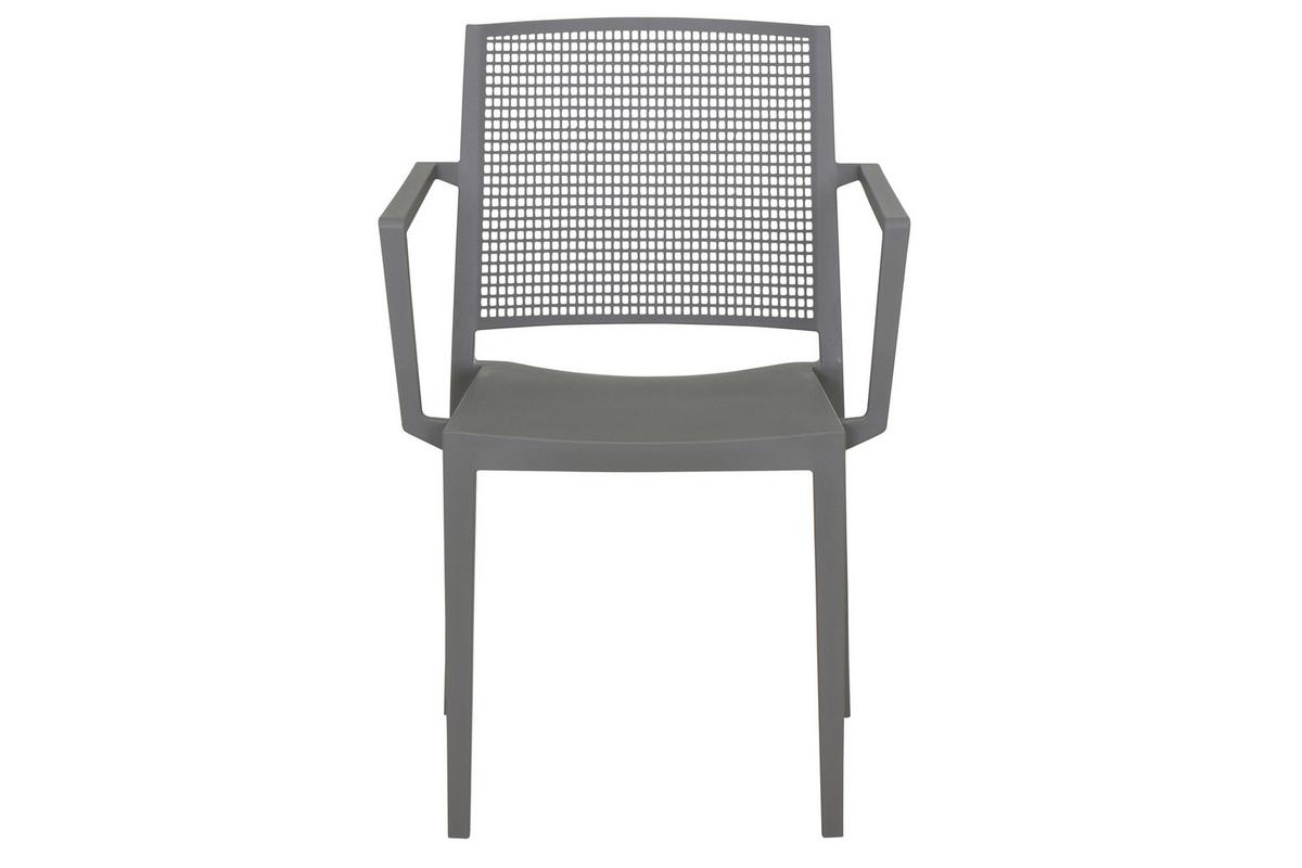 Stapelstuhl T20099 - Grau, Basics, Kunststoff (46/80/56cm) - Siena Garden