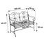 Gartenbank Lanzarote - Rostfarben, MODERN, Metall (105/90/56cm) Gartenbank Lanzarote - Rostfarben, MODERN, Metall (105/90/56cm)