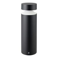 Sockelleuchte Melzo 11 Watt Aluminium/Kunststoff - Transparent/Schwarz, Design, Kunststoff/Metall (13,5/45cm) - Eglo