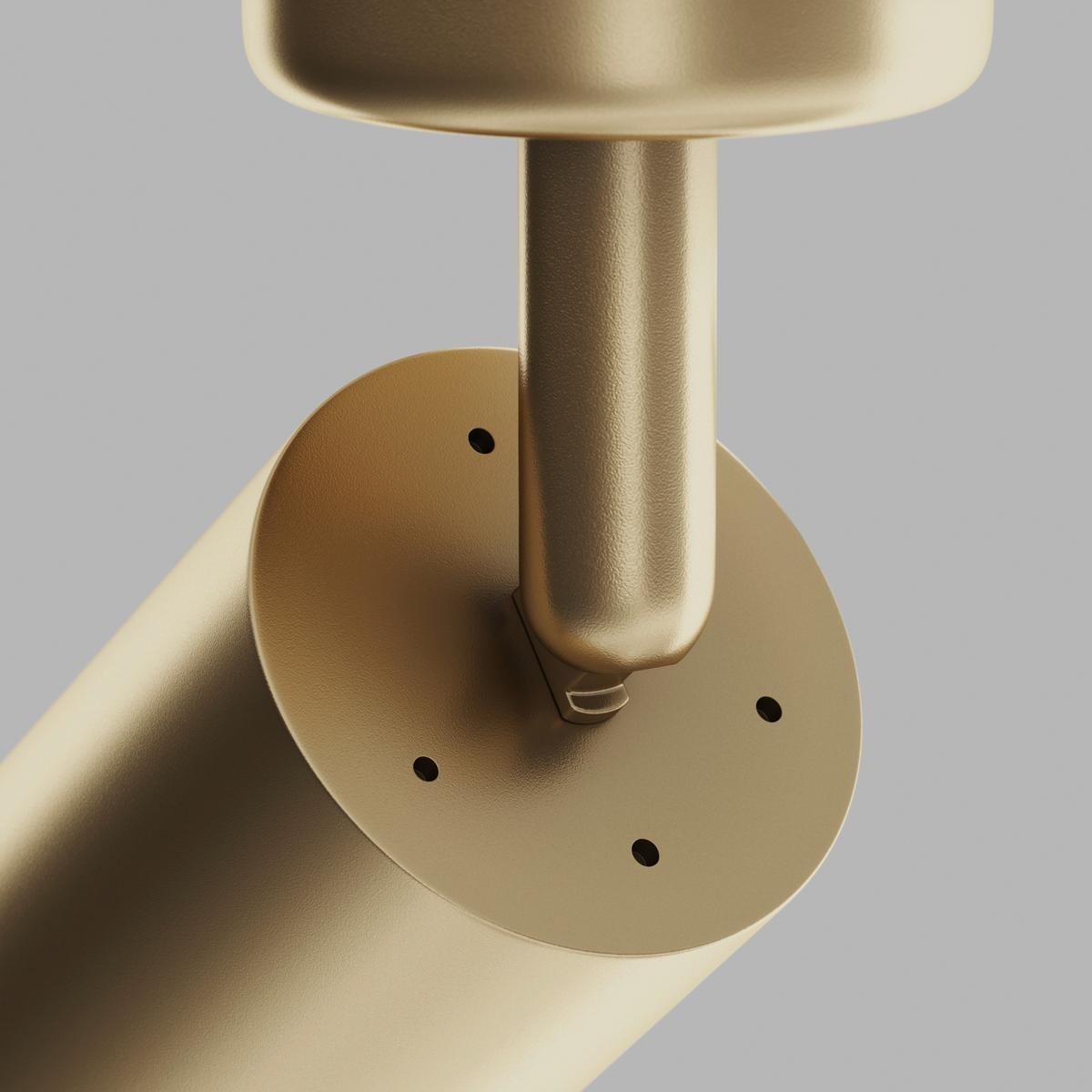 Deckenleuchte Focus - Goldfarben, Basics, Metall (6/19,5/13cm) - MAYTONI