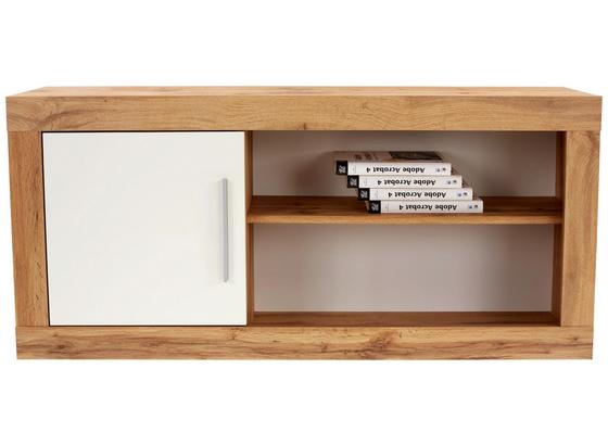 Závesný Diel Frame - farby dubu/biela, Konvenčný, kompozitné drevo (122/55/30cm) Závesný Diel Frame - farby dubu/biela, Konvenčný, kompozitné drevo (122/55/30cm)