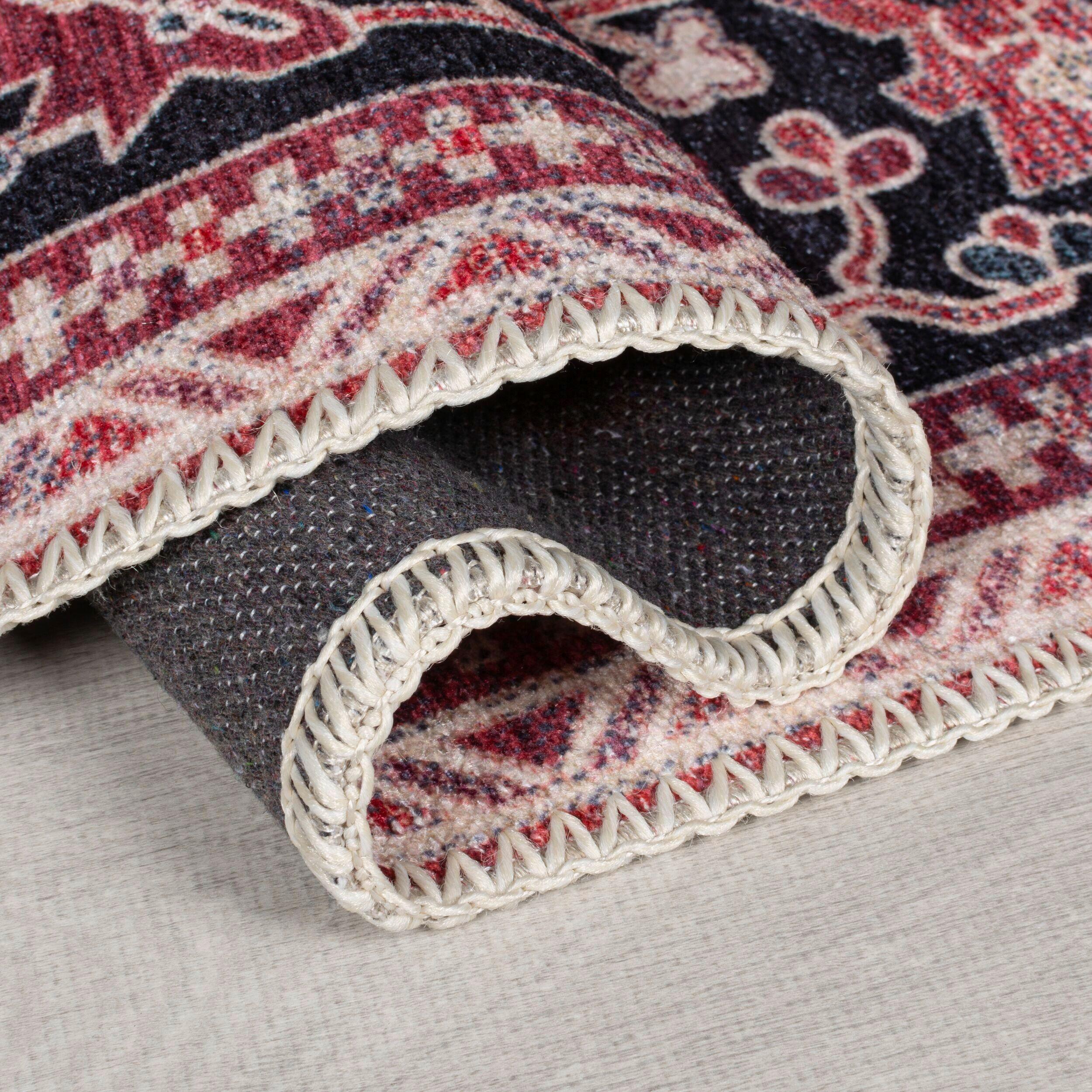 Flachwebteppich Windsor Traditional Red 80x150 - Rot, Basics, Textil (80/150cm)