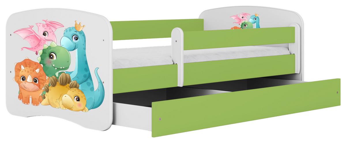Kinder-/Juniorbett Babydreams Inkl. Matratze 80x160 - Birkefarben/Weiß, MODERN, Holz/Holzwerkstoff (80/160cm) - MID.YOU