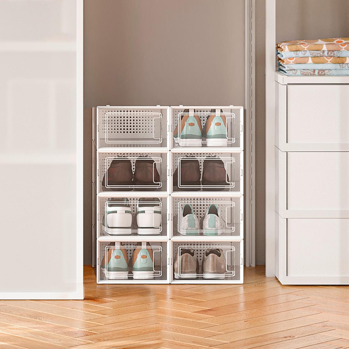 Schuhbox Transparent B: 33,3 Cm - Transparent, Basics, Kunststoff (33,3/14/23cm)