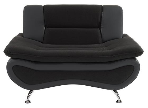 Fotel Atlantis - antracit/szürke, modern, textil (116/81/89cm) Fotel Atlantis - antracit/szürke, modern, textil (116/81/89cm)