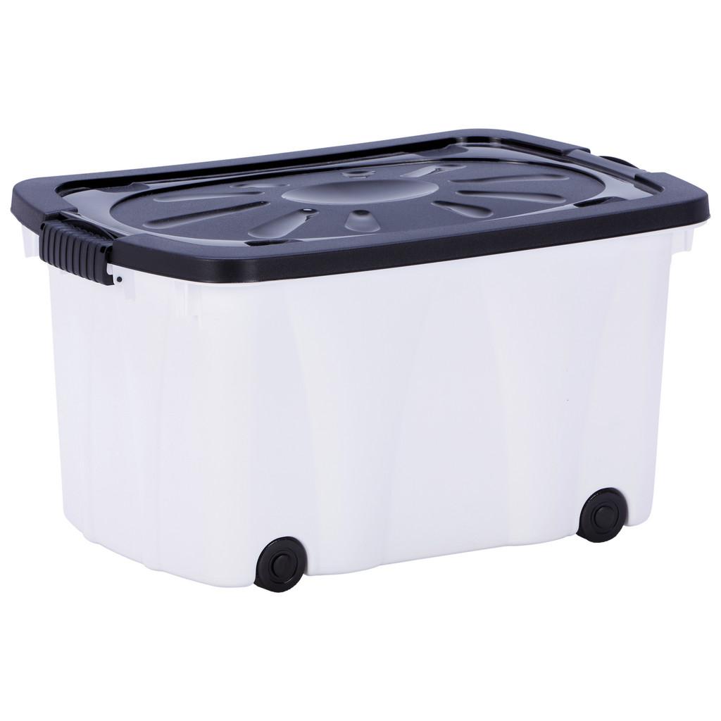 Aufbewahrungsbox Klipper Mit Deckel Kunststoff 58x37x31 cm