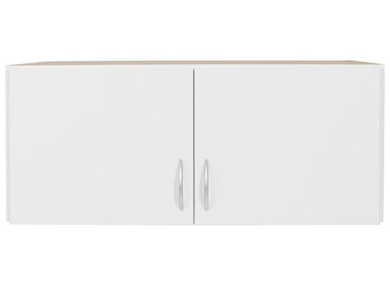 Aufsatzschrank Karo 2trg - Weiß, KONVENTIONELL, Holz (91/39/54cm) Aufsatzschrank Karo 2trg - Weiß, KONVENTIONELL, Holz (91/39/54cm)