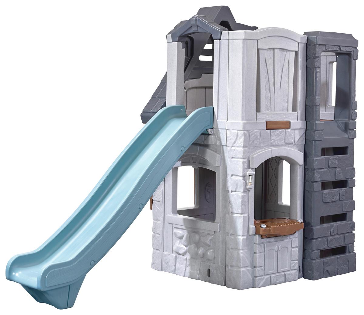 Spielhaus 4133kr - Blau/Graublau, KONVENTIONELL, Kunststoff (270,5/211/123cm) - Ambia Garden
