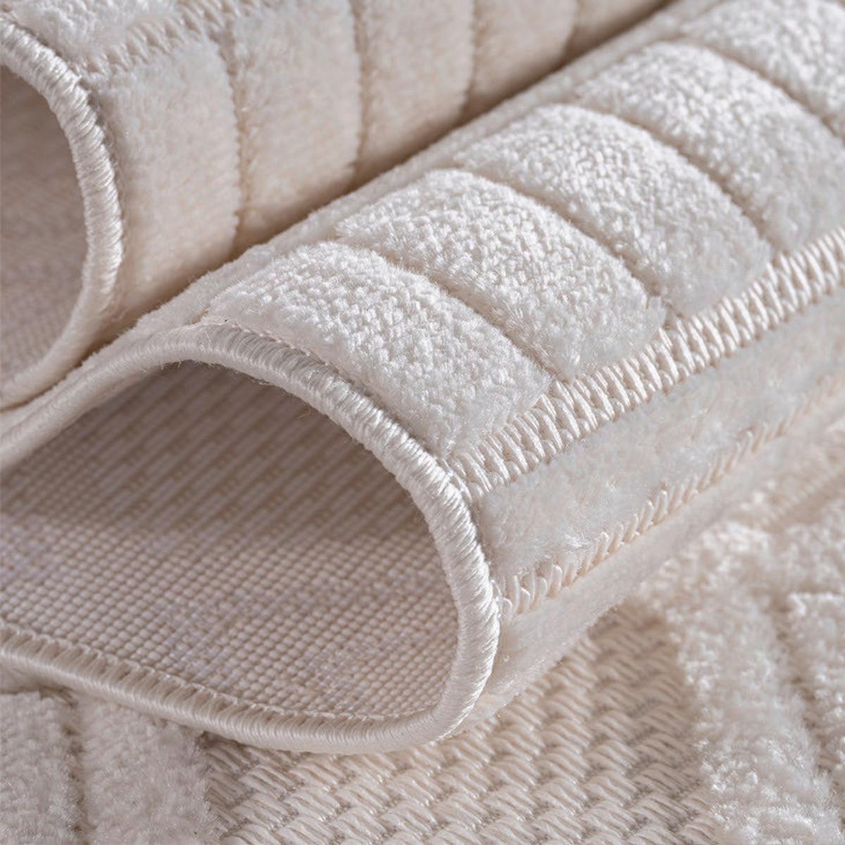 Flachwebteppich, Creme, F:4mm Doha - Creme, Basics, Textil (80/150cm)