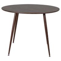 Esstisch Plaza Braun L: 100 cm - Braun, Design, Holzwerkstoff/Metall (100/100/75cm) - Livetastic