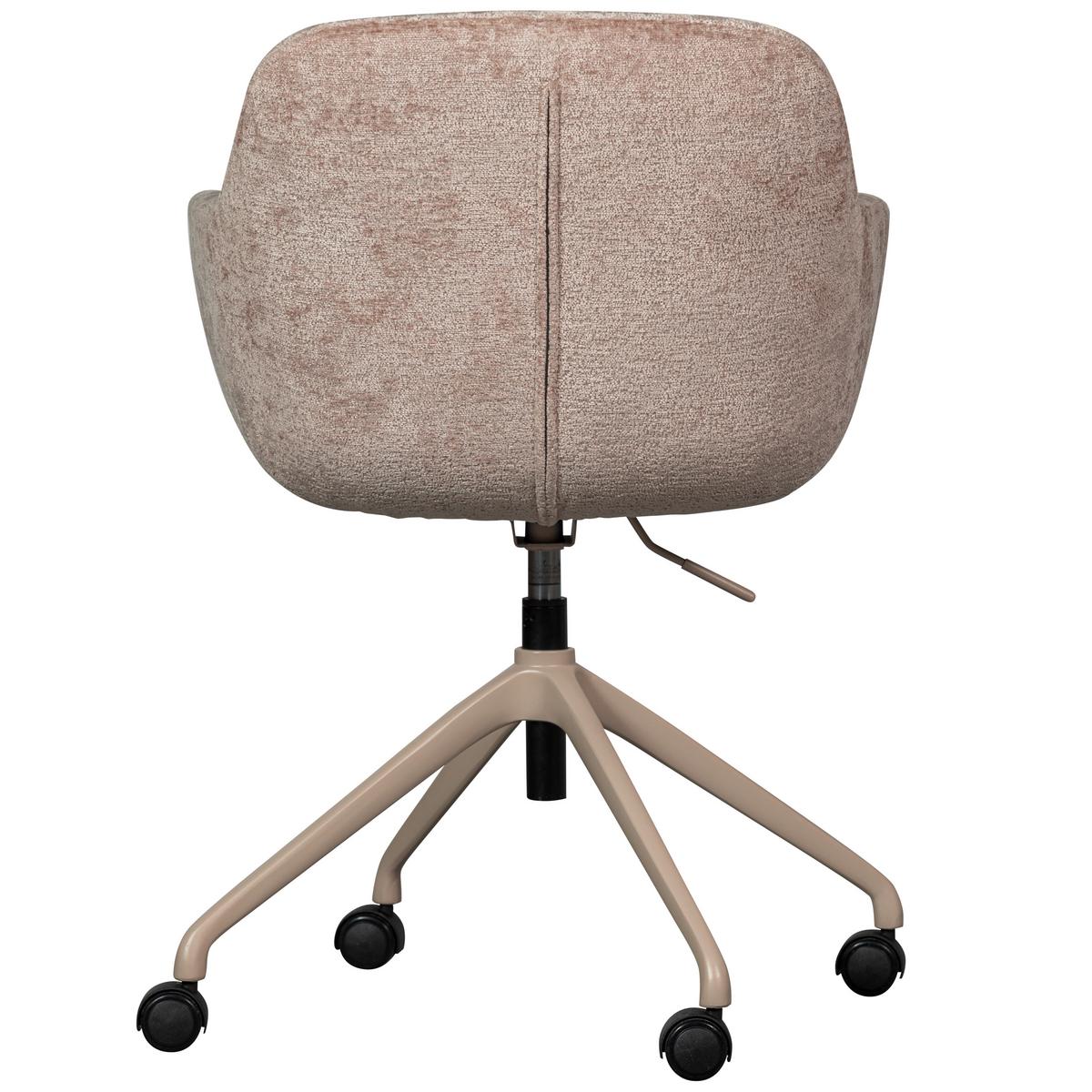 Drehstuhl Morros Taupe B: 57 Cm - Taupe, Design, Kunststoff/Textil (57/88/60cm) - Livetastic