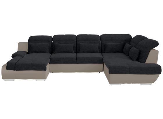 Wohnlandschaft in U-Form Multi 184x345x228 cm - Sandfarben/Chromfarben, MODERN, Textil (184/345/228cm) Wohnlandschaft in U-Form Multi 184x345x228 cm - Sandfarben/Chromfarben, MODERN, Textil (184/345/228cm)