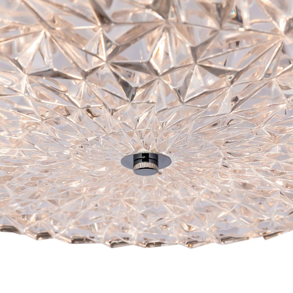 Hängeleuchte Recinto - Chromfarben, Basics, Glas/Metall (40/13,5cm) - MAYTONI