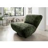 XXL-Sessel Cremallo, Dunkelgrün B: 95 cm - Dunkelgrün/Schwarz, Trend, Textil (95/77/94cm) - Livetastic
