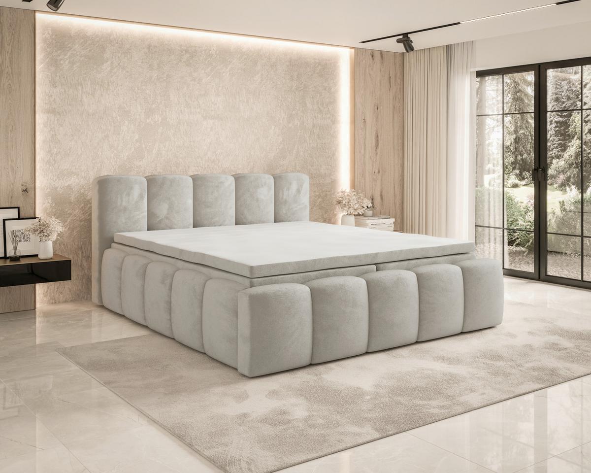 Boxbett Zako Beige LF: 180x200cm - Beige, MODERN, Textil (180/200cm) - MID.YOU