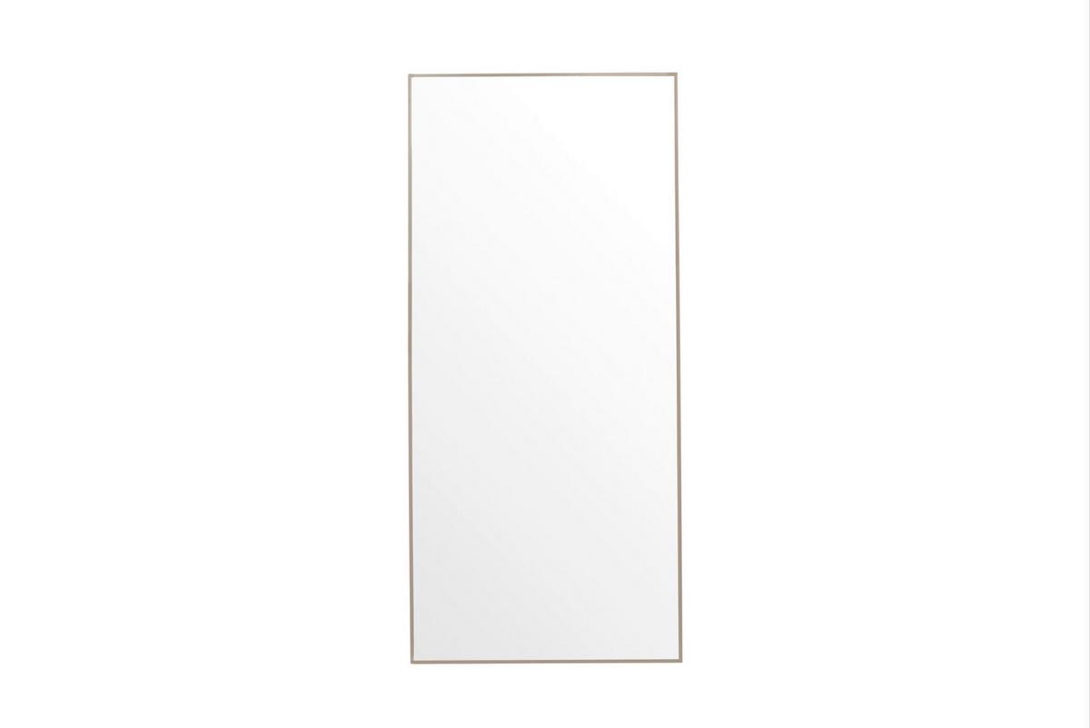 Spiegel Orlando B: 85cm - Beige, MODERN, Glas/Metall (85/190/3cm) - Livetastic