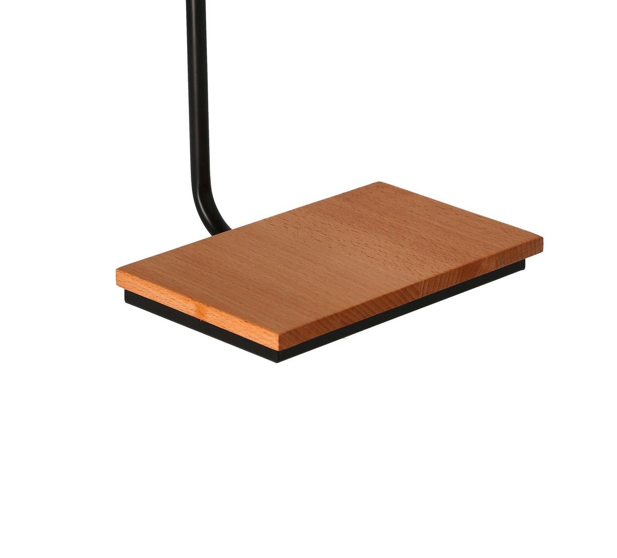 Wandleuchte 21-76854 Keto - Schwarz, KONVENTIONELL, Metall (16/21/48cm)
