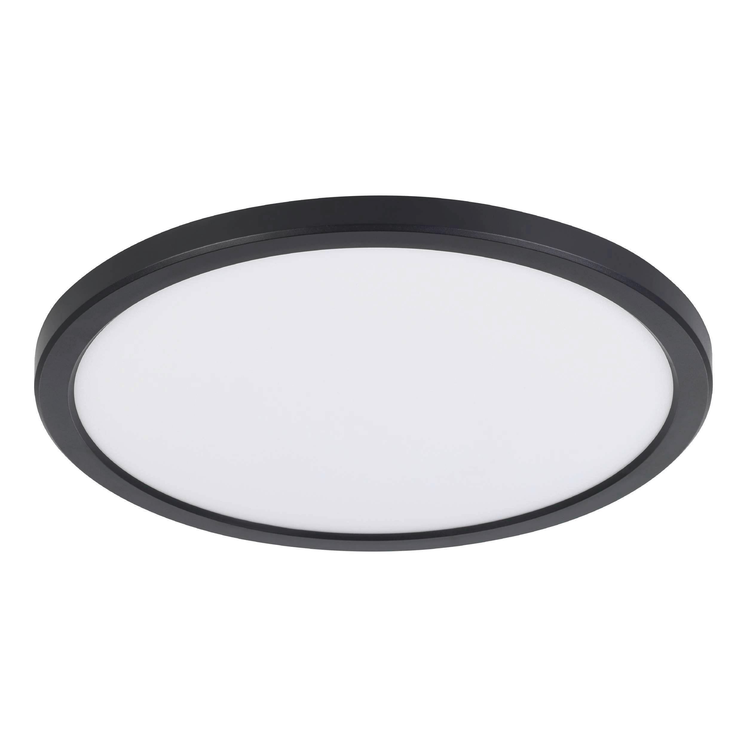 LED-Deckenleuchte 31925_campaspero 2 - Schwarz/Weiß, KONVENTIONELL, Kunststoff (29,5/2,5cm) - Eglo