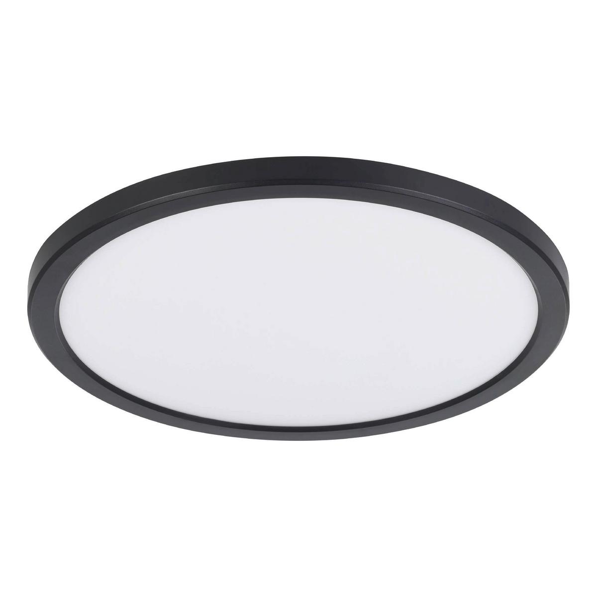 LED-Deckenleuchte 31925_campaspero 2 - Schwarz/Weiß, KONVENTIONELL, Kunststoff (29,5/2,5cm) - Eglo